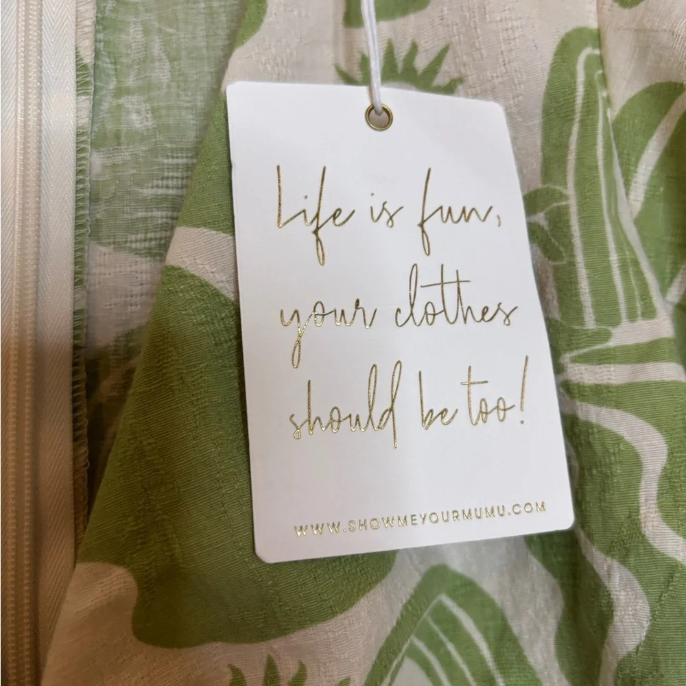 Show Me Your Mumu Jessa Tropical Print Mini Dress - Picture 7 of 10